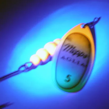 Mepps Aglia 5 Fluo UV Lippa, Fluo UV, 14g, UV-aktiivinen, #3568