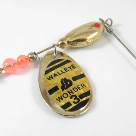 South Bend Walleye Wonder 3 Lippa, Kulta, 14g, leimattu lippa, #3571
