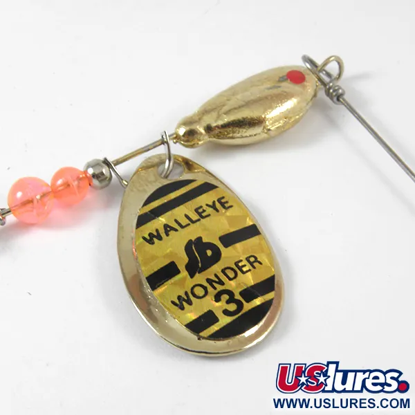 South Bend Walleye Wonder 3 Lippa, Kulta, 14g, leimattu lippa, #3571