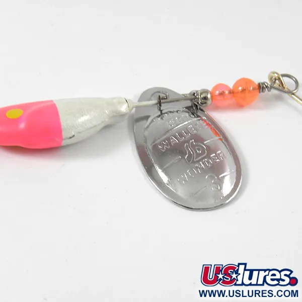 South Bend Walleye Wonder 3 Spinnerbait, Nikkeli, 17g, Vintage, #3572