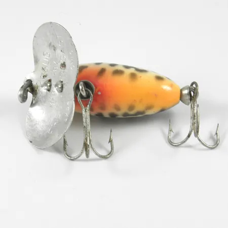 Fred Arbogast Jitterbug Pintaviehe, Tiger, 7g, Metallilevy, #3589
