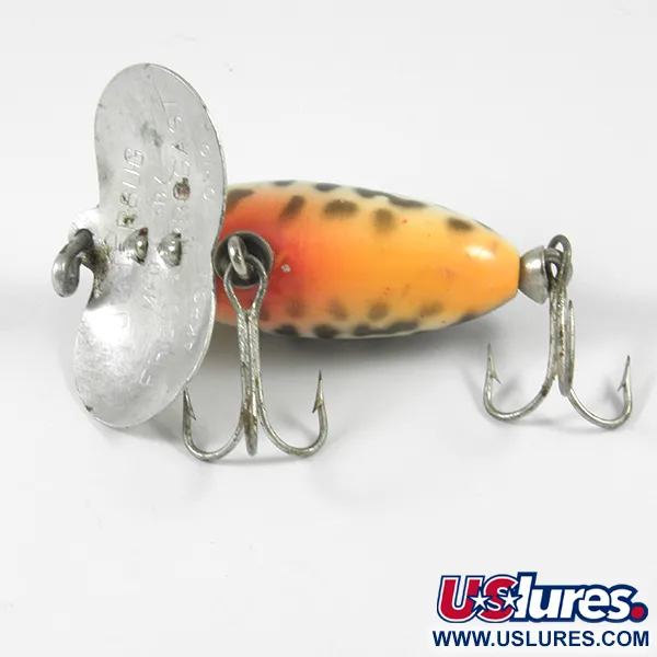 Fred Arbogast Jitterbug Pintaviehe, Tiger, 7g, Metallilevy, #3589