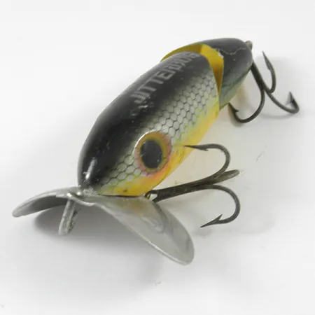 Fred Arbogast Jitterbug Jointed Pintaviehe, Ahven, 10g, Nivel, #3590