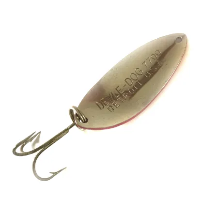 Eppinger Dardevle Devle Dog 7700 Lusikka, Puna/Valko, 14g, #3608