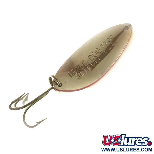 Eppinger Dardevle Devle Dog 7700 Lusikka, Puna/Valko, 14g, #3608