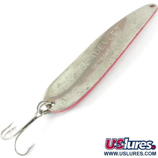 Eppinger Dardevle Seadevlet, 40g, Puna-valkoinen, Lusikkauistin #3675