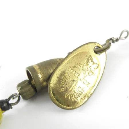 Blue Fox Super Vibrax 1 Foxtail Lippa, Messinki, 4g, Keltainen Karva, #3713