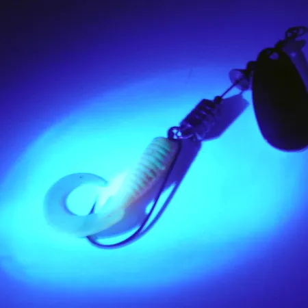 Mepps Combo Killer 2 Lippauistin, Hopea, 5.5g, UV-pyrstö, #3714