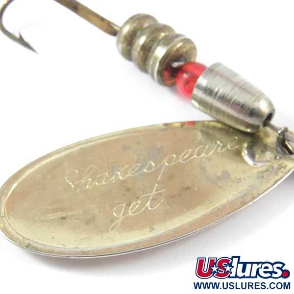 Shakespeare Jet Spinner, Kulta / Punainen, 12g, Lippa-uistin, #3745