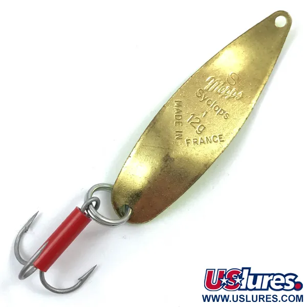 Mepps Syclops 1 Lusikka, Chartreuse / Kulta, 12g, S-Muoto, #3761