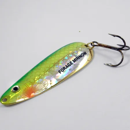 Northland Forage Minnow Lusikka, Rainbow Green / Gold, 21g, Suomu, #3772