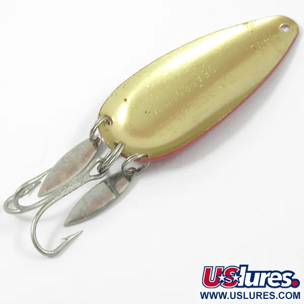 Dardevle Dardevlet Klicker Lusikka, Puna/Valko/Messinki, 21g, #3778