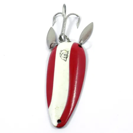 Dardevle Dardevlet Klicker Lusikka, Puna/Valko/Messinki, 21g, #3778