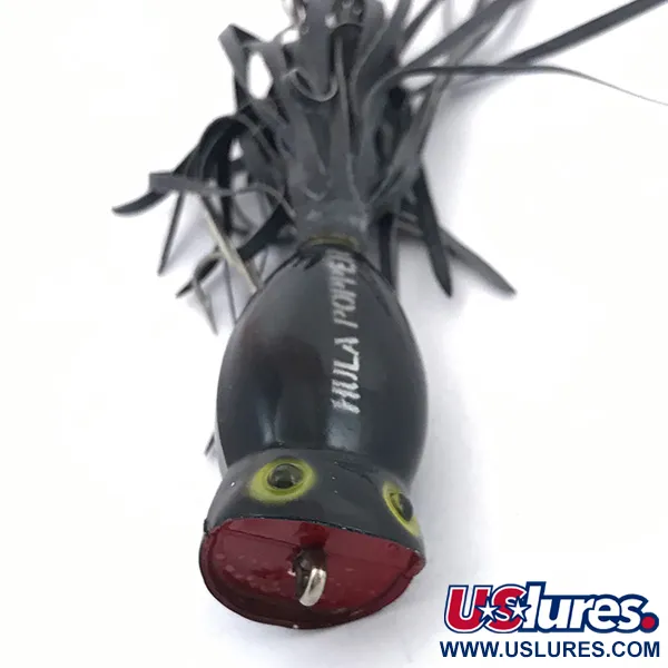 Fred Arbogast Hula Popper Pintauistin, Musta / Punainen, 8g, #3788