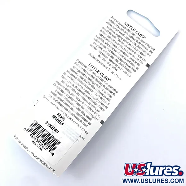 Acme Little Cleo Lusikka, White Pearl / Red, 9.4g, Värisevä, #3800