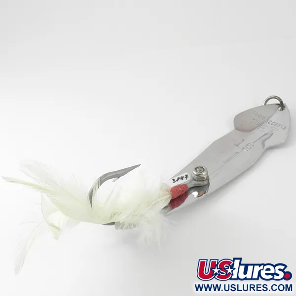 Tony Accetta Pet Spoon 18 Lusikka, Nikkeli, 38g, Höyhenkoukku, #3847