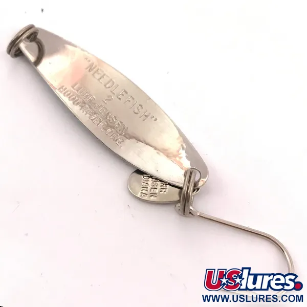 Luhr Jensen Needlefish 2 Lusikka, Mustavalkoinen/Nikkeli, 3g, #3889