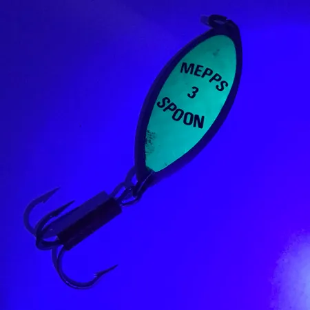 Mepps Spoon 3 Lusikka, Nikkeli/Vihreä, 13g, Prisma-teippi, #3921