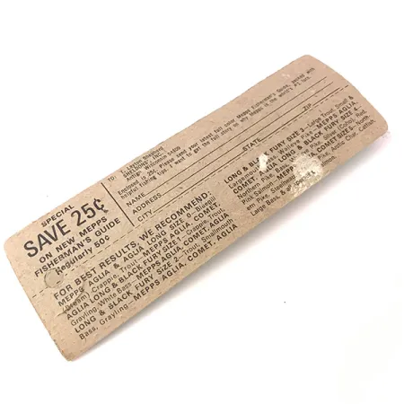 Mepps Aglia 0 Lippa, Hopea, 2.5g, Oravanhäntä, #3926