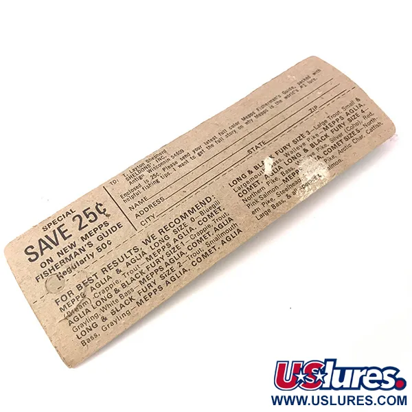 Mepps Aglia 0 Lippa, Hopea, 2.5g, Oravanhäntä, #3926