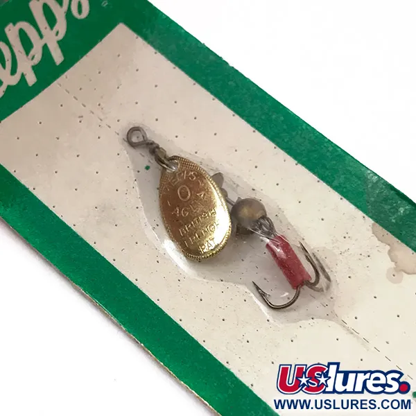 Mepps Aglia 0 Lippa, Hopea, 2.5g, Oravanhäntä, #3926