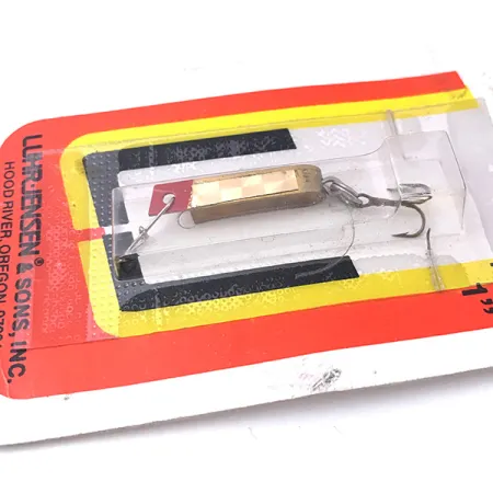 Luhr Jensen Super-Duper 500 Lusikka, Kulta / Punainen, 1,4g, Vintage, #3932