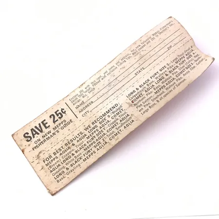 Mepps Kriss 3 Lippa, Kulta, 7g, Vintage, #3936