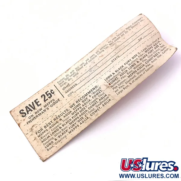 Mepps Kriss 3 Lippa, Kulta, 7g, Vintage, #3936