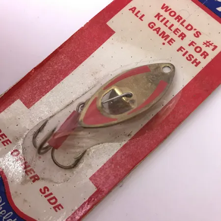 Mepps Kriss 2 Lippa, Kulta / Punainen, 5g, Vintage, #3937