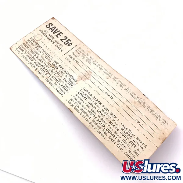 Mepps Kriss 2 Lippa, Kulta / Punainen, 5g, Vintage, #3937