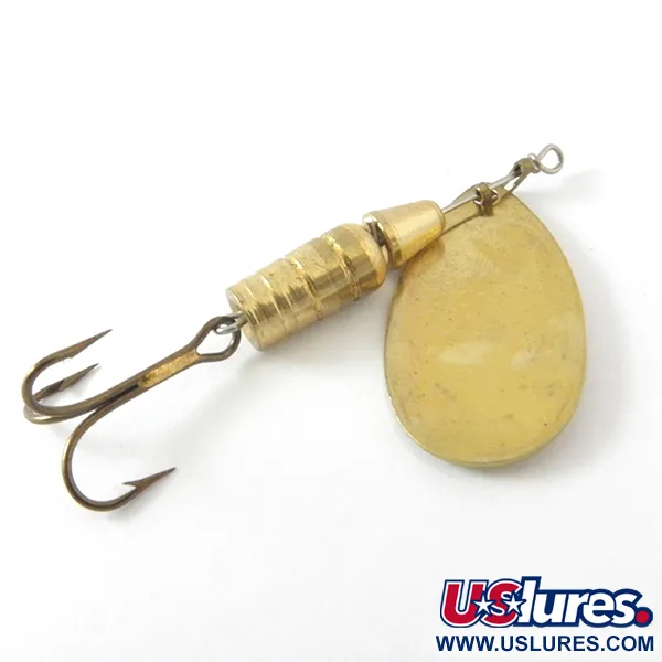 Mepps Aglia 3 Lippa, Kulta, 7g, Vintage 1950-luku, #3943