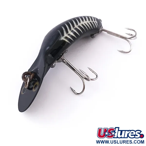 Heddon Tadpolly Vaappu, Musta, 10g, Syvännemalli, #3963