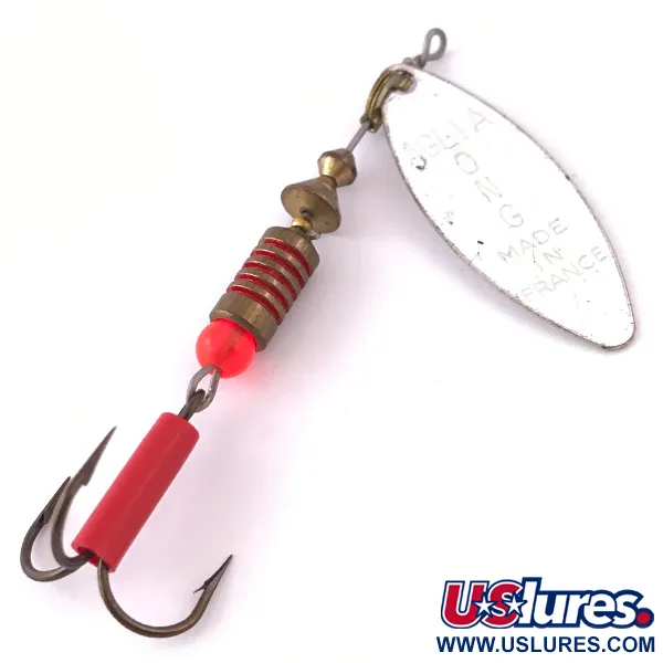 Mepps Aglia Long 2 Lippa, Nikkeli, 7.4g, Pajunlehti, #3981