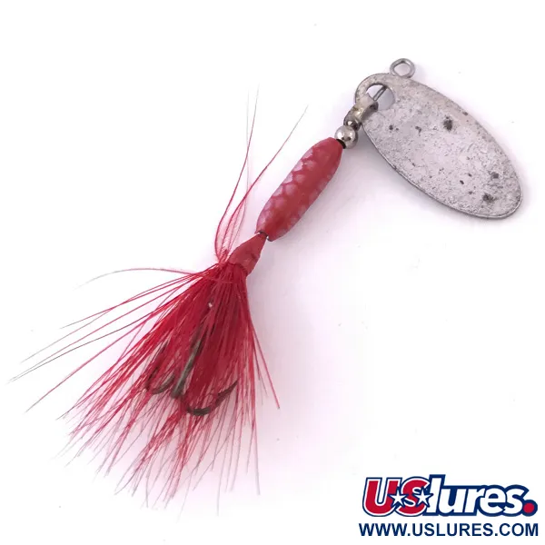 Worden’s Original Rooster Tail 0 Lippa, Nikkeli / Punainen, 1.77g, #3991