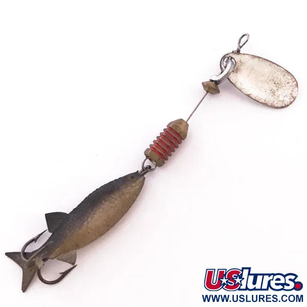 Mepps Comet Mino 00 Lippa, Hopea, 1,7g, Soft Minnow, #4035