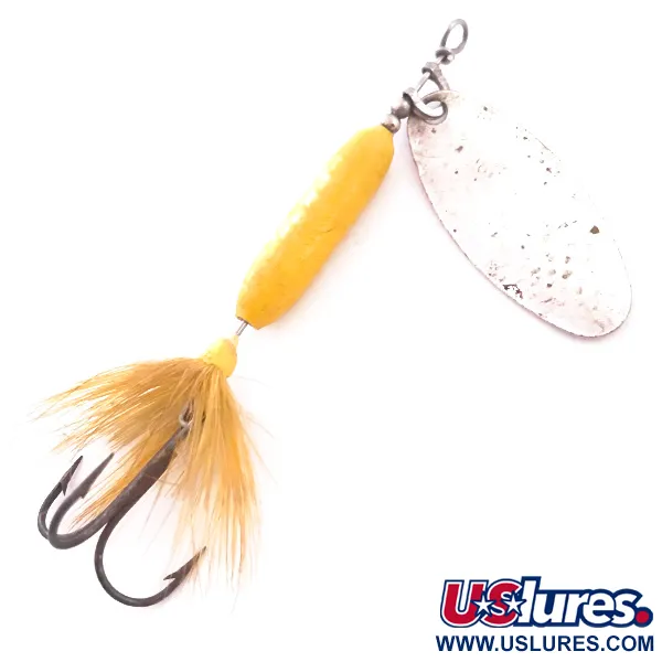 Worden’s Original Rooster Tail 4 Lippa, Hopea, 8g, Höyhenpyrstö, #4037