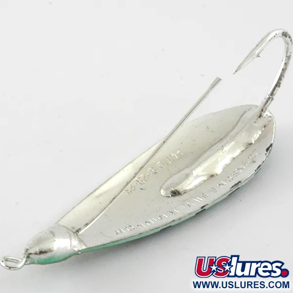 Weedless Johnson Silver Minnow Lusikka, Ahven/Hopea, 9g, Hopeoitu, #4135