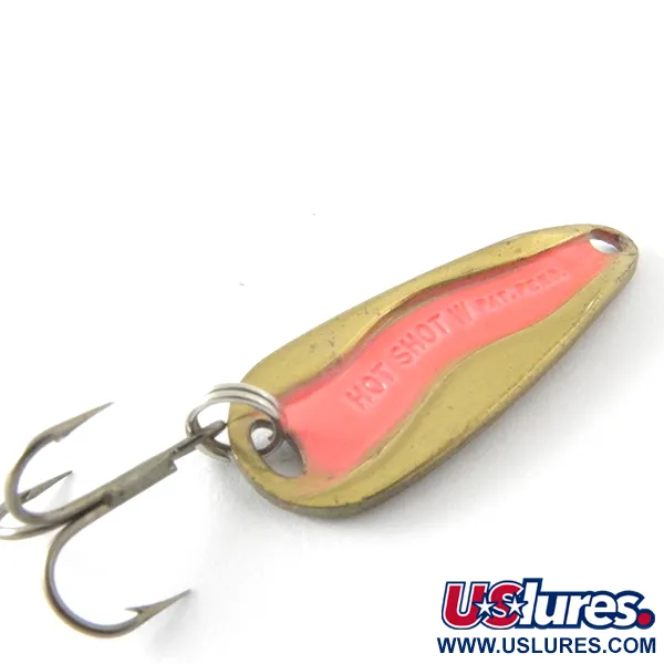 Luhr Jensen Hot Shot W UV Lusikka, Messinki, 4,5g, UV-aktiivinen, #4155
