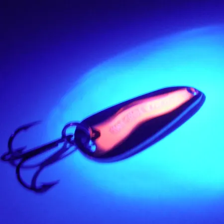 Luhr Jensen Hot Shot W UV Lusikka, Messinki, 4,5g, UV-aktiivinen, #4155