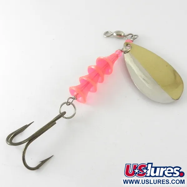 Luhr Jensen TEE Spoon Lusikkauistin, Nikkeli/Kulta/Pink UV, 11g, #4177