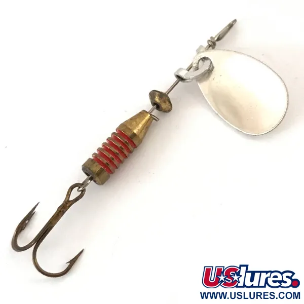 Mepps Aglia 00 Lippa, Hopea, 1.7g, Klassinen muotoilu, #4181