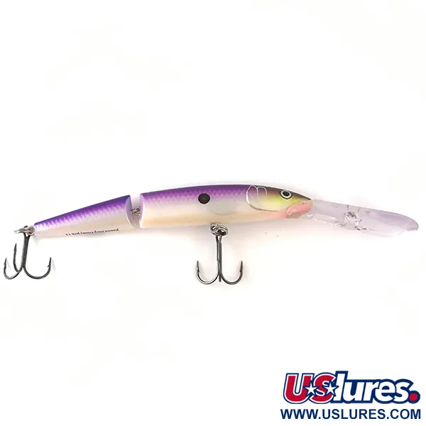 Rapala Jointed Deep Husky Jerk 12, Purple, 14g, Suspending, #4189