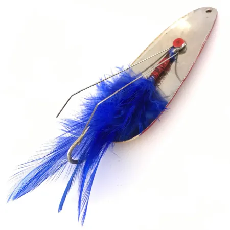 Eppinger Weedless Dardevle Lusikka, Ivory/Red/Nickel/Blue, 28g, #4191