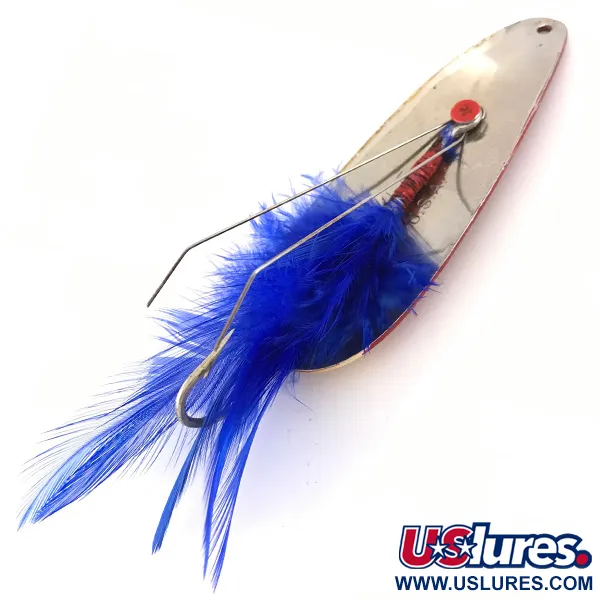 Eppinger Weedless Dardevle Lusikka, Ivory/Red/Nickel/Blue, 28g, #4191