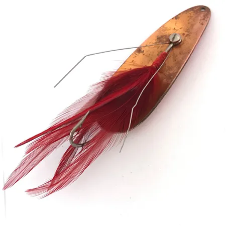 Eppinger Weedless Dardevle Lusikkauistin, Puna/Valko/Kupari, 28g, #4192