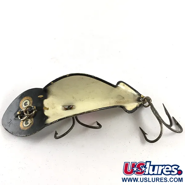 Buck Perry Spoonplug Lusikkauistin, Musta / Valkoinen, 10g, Vintage, #4235