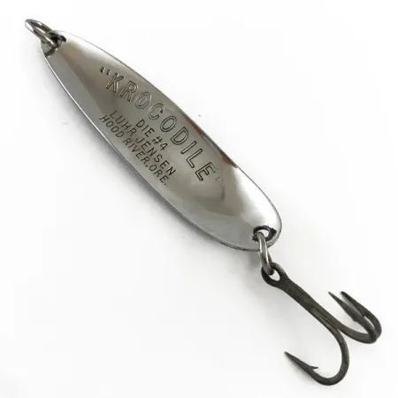 Luhr Jensen Krocodile Die #4 Lusikka, Nikkeli/Punainen, 14g, #4240