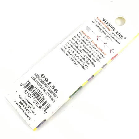 Mack's Lure Wedding Ring Spinner, Kulta/Fluo Oranssi, 2g, Strassi, #4328