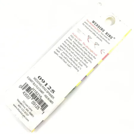 Mack's Lure Wedding Ring Lippa, Vihreä/Musta, 2g, Kristallirengas, #4329