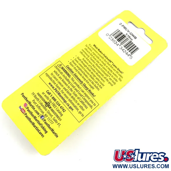 Panther Martin 2 UV Lippa, Rainbow UV Glow, 2,5g, UV, #4357